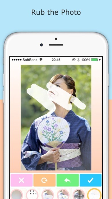 Emulate iPhone app Cosly - Rub The Photo Editer using MyAndroid