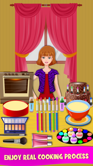 Emulate iPhone app Cosmetic Cake Baking Game using MyAndroid Emulate iPhone app Cosmetic Cake Baking Game using MyAndroid