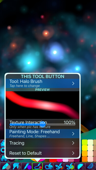 Emulate iPhone app Cosmic Brush using MyAndroid Emulate iPhone app Cosmic Brush using MyAndroid