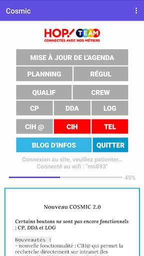 Run android online APK Cosmic : plannings des PN HOP from MyAndroid or emulate Cosmic : plannings des PN HOP using MyAndroid Run android online APK Cosmic : plannings des PN HOP from MyAndroid or emulate Cosmic : plannings des PN HOP using MyAndroid
