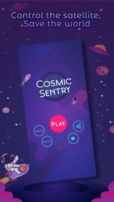 Emulate iPhone app Cosmic Sentry using MyAndroid