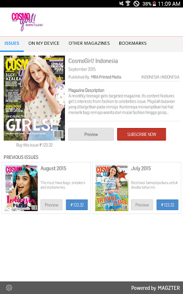 Run android online APK CosmoGirl! Indonesia from MyAndroid or emulate CosmoGirl! Indonesia using MyAndroid Run android online APK CosmoGirl! Indonesia from MyAndroid or emulate CosmoGirl! Indonesia using MyAndroid