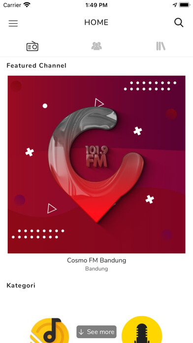 Emulate iPhone app Cosmo Radio Visual using MyAndroid Emulate iPhone app Cosmo Radio Visual using MyAndroid