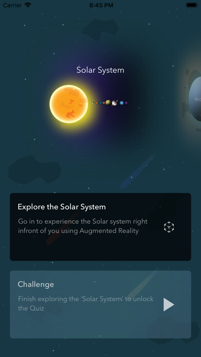 Emulate iPhone app Cosmos - Expanding horizons using MyAndroid