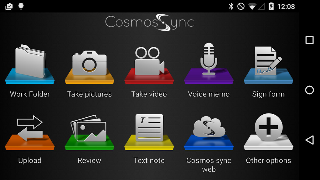 Run android online APK CosmosSync from MyAndroid or emulate CosmosSync using MyAndroid