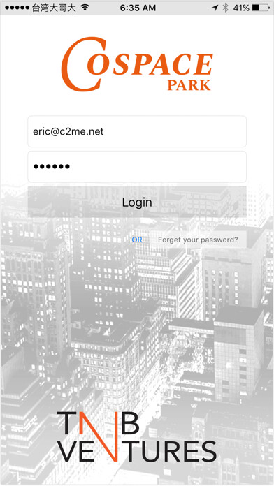Emulate iPhone app Cospace Park using MyAndroid