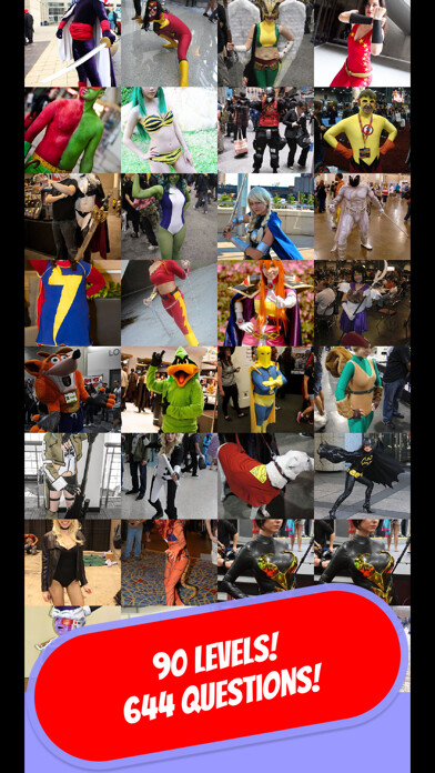 Emulate iPhone app COSPLAY & ANIME Quiz using MyAndroid