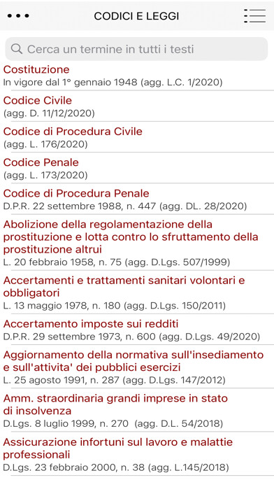 Emulate iPhone app Costituzione e Leggi using MyAndroid Emulate iPhone app Costituzione e Leggi using MyAndroid