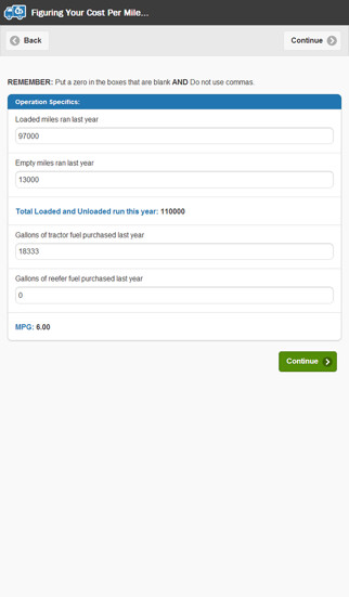 Emulate iPhone app Cost Per Mile using MyAndroid Emulate iPhone app Cost Per Mile using MyAndroid