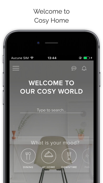 Emulate iPhone app Cosy Home Paris using MyAndroid Emulate iPhone app Cosy Home Paris using MyAndroid