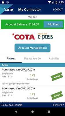 Emulate Android APK COTA Mobile App Emulate Android APK COTA Mobile App