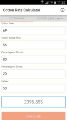 Emulate Android APK Cotton Rate Calculator Emulate Android APK Cotton Rate Calculator