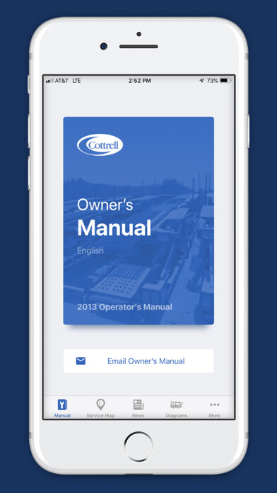 Emulate iPhone app Cottrell Trailers using MyAndroid