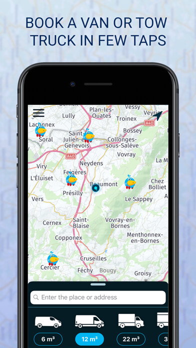 Emulate iPhone app Coucouvan using MyAndroid