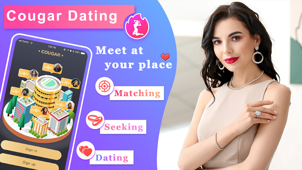 Run android online APK Cougar: Mature Dating Hookup from MyAndroid or emulate Cougar: Mature Dating Hookup using MyAndroid