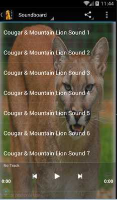 Emulate Android APK Cougar Sounds and Ringtones