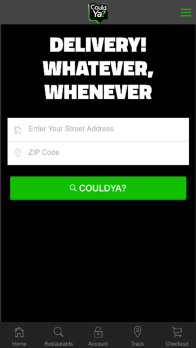 Emulate iPhone app Couldya Delivery using MyAndroid Emulate iPhone app Couldya Delivery using MyAndroid