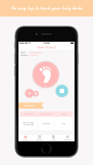 Emulate iPhone app Count Baby Kicks using MyAndroid Emulate iPhone app Count Baby Kicks using MyAndroid