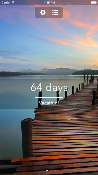 Emulate iPhone app Countdown Anything using MyAndroid