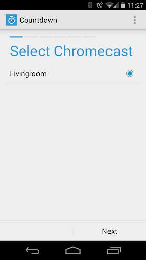 Run android online APK Countdown App for Chromecast from MyAndroid or emulate Countdown App for Chromecast using MyAndroid