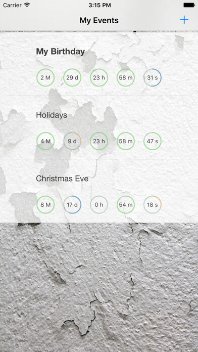 Emulate iPhone app Countdown.App using MyAndroid
