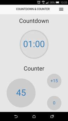 Emulate Android APK Countdown  Counter