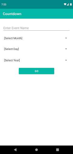 Run android online APK Countdown For Days from MyAndroid or emulate Countdown For Days using MyAndroid