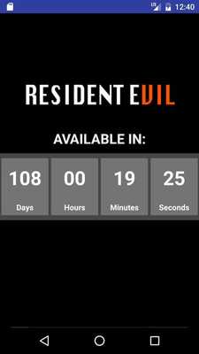 Emulate Android APK Countdown for Resident Evil 7