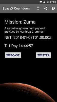 Emulate Android APK Countdown for SpaceX Emulate Android APK Countdown for SpaceX