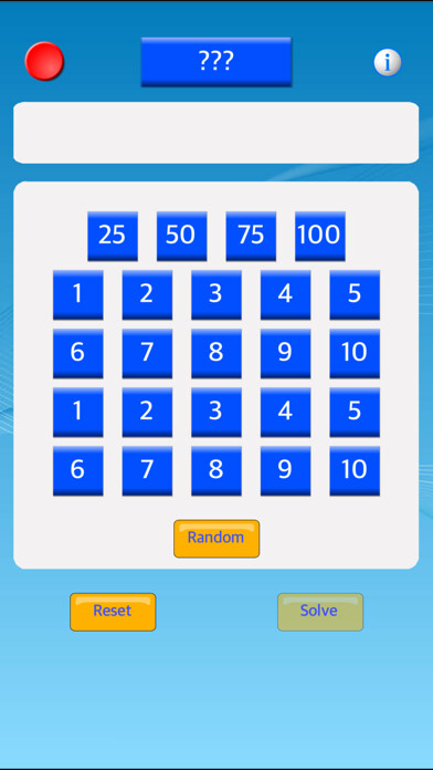 Emulate iPhone app Countdown Numbers Game Solver using MyAndroid Emulate iPhone app Countdown Numbers Game Solver using MyAndroid