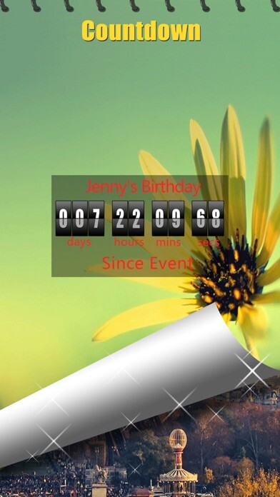 Emulate iPhone app Countdown - To Big Event Day using MyAndroid Emulate iPhone app Countdown - To Big Event Day using MyAndroid