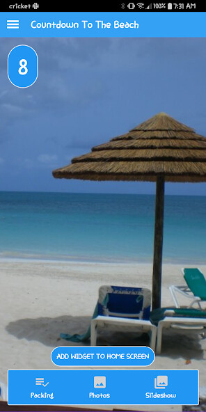 Run android online APK Countdown To The Beach from MyAndroid or emulate Countdown To The Beach using MyAndroid