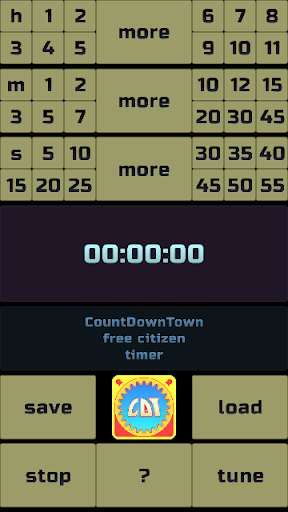 Run android online APK CountDownTown - free citizen timer from MyAndroid or emulate CountDownTown - free citizen timer using MyAndroid