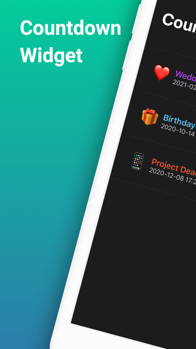 Emulate iPhone app Countdown Widget Pro using MyAndroid Emulate iPhone app Countdown Widget Pro using MyAndroid