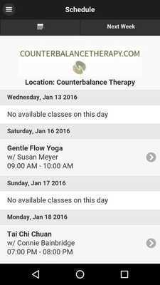 Emulate Android APK Counterbalance Therapy