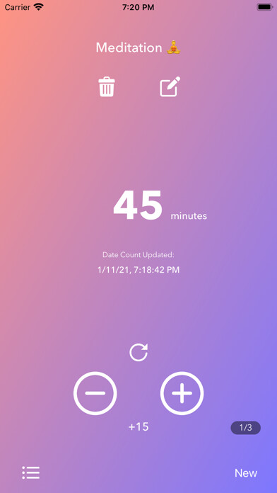 Emulate iPhone app Counter - Easy & Simple using MyAndroid