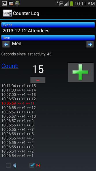 Run android online APK Counter Log from MyAndroid or emulate Counter Log using MyAndroid