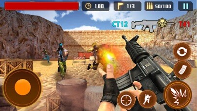 Emulate iPhone app Counter terrorist:multiplayer fps shooting games using MyAndroid Emulate iPhone app Counter terrorist:multiplayer fps shooting games using MyAndroid