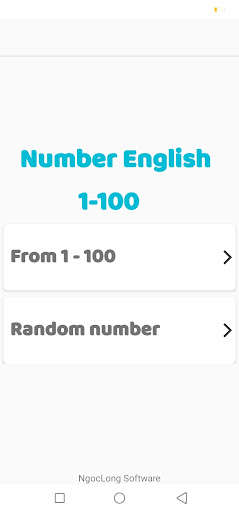 Run android online APK Counting Numbers 1-100 English from MyAndroid or emulate Counting Numbers 1-100 English using MyAndroid