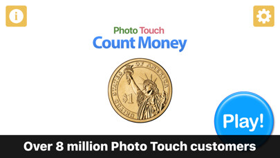 Emulate iPhone app Count Money and Coins - Photo Touch Game using MyAndroid Emulate iPhone app Count Money and Coins - Photo Touch Game using MyAndroid