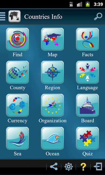 Run android online APK Countries Info (+Quiz) from MyAndroid or emulate Countries Info (+Quiz) using MyAndroid