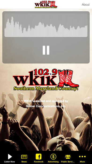 Emulate iPhone app Country 102.9 WKIK using MyAndroid Emulate iPhone app Country 102.9 WKIK using MyAndroid