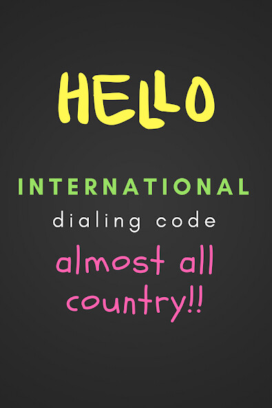Run android online APK Country Code all world from MyAndroid or emulate Country Code all world using MyAndroid