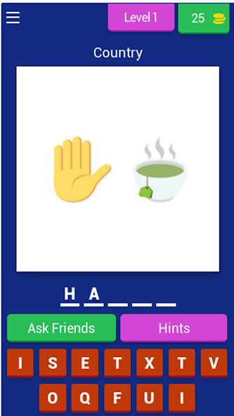 Emulate Android APK Country Emoji Quiz