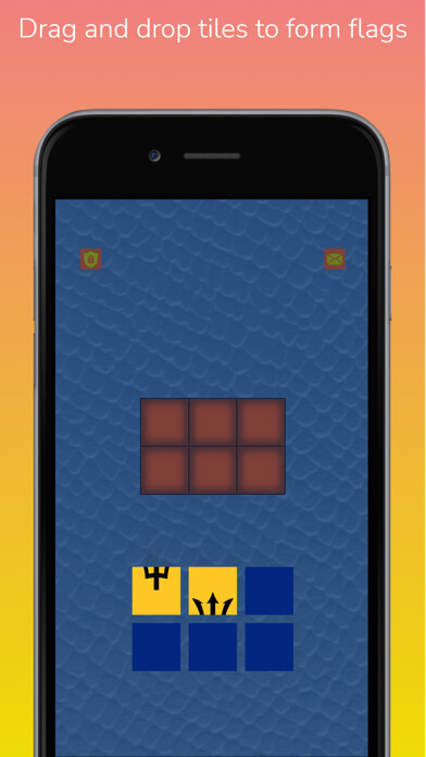 Emulate iPhone app Country Flags: Tiling Puzzles using MyAndroid Emulate iPhone app Country Flags: Tiling Puzzles using MyAndroid