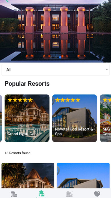 Emulate iPhone app Country Holiday Hotel & Resort using MyAndroid