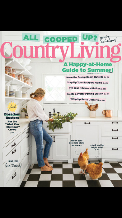 Emulate iPhone app Country Living Magazine US using MyAndroid
