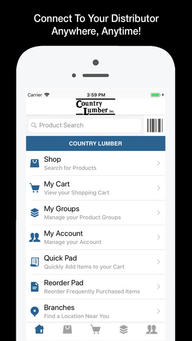 Run android online APK Country Lumber Mobile from MyAndroid or emulate Country Lumber Mobile using MyAndroid