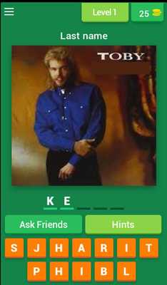 Emulate Android APK Country Singers Picture Quiz