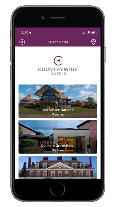 Emulate iPhone app Countrywide Hotels using MyAndroid